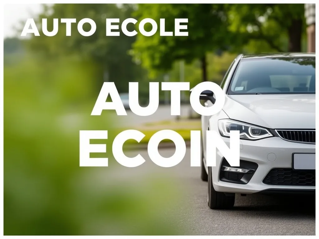 Vue aérienne de Nyon avec une voiture d'auto-école dans les rues