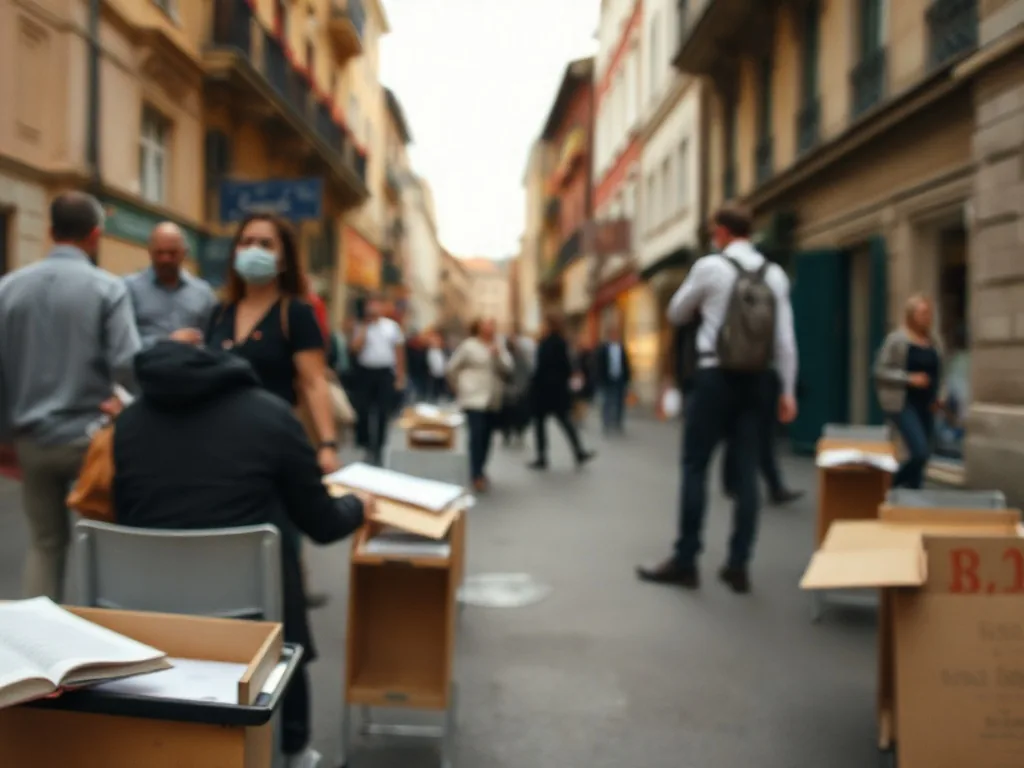 Salle de formation pour adultes à Montpellier avec un formateur expliquant devant un tableau interactif