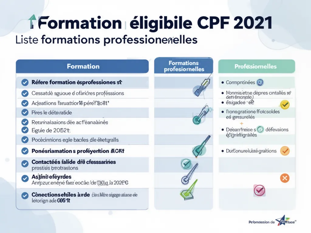 Personne consultant une liste de formations sur un écran d'ordinateur avec un air perplexe