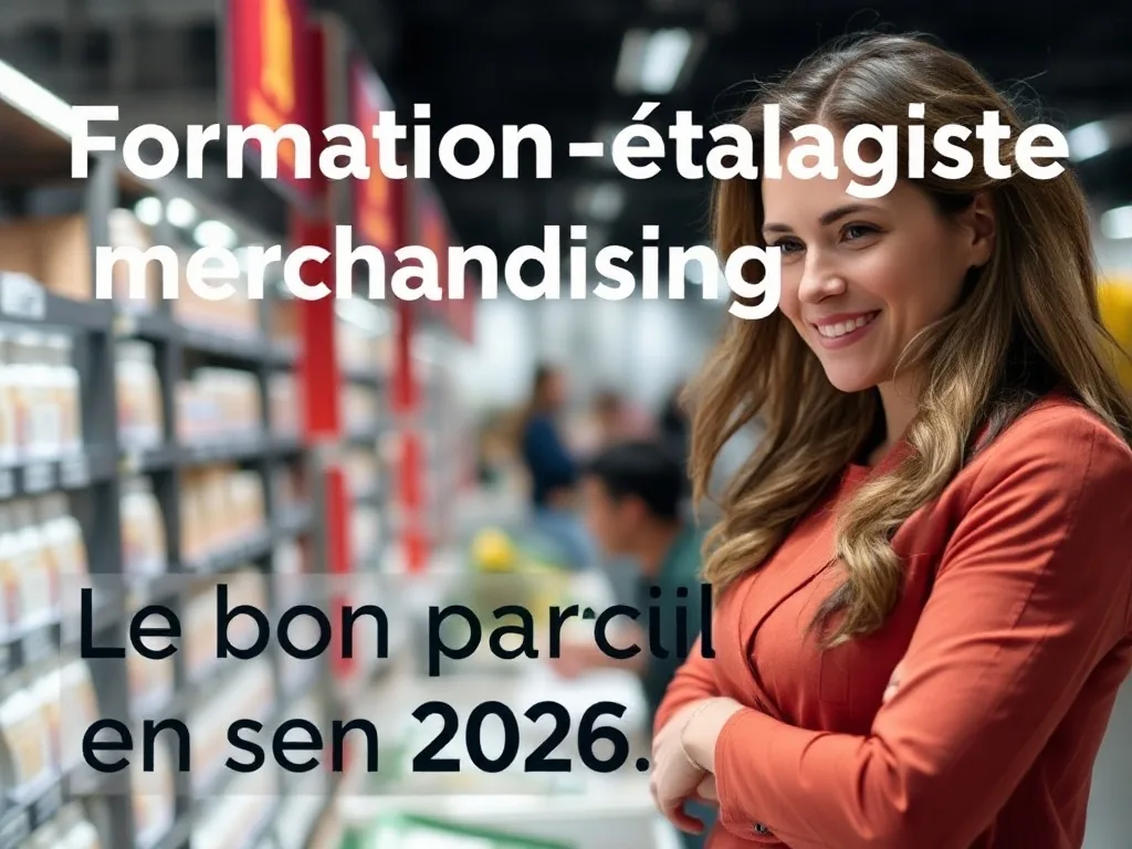 Personne préparant une vitrine de magasin avec accessoires, portants, éclairage et plan de présentation visuelle