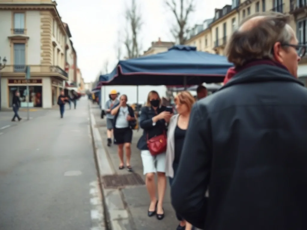 Façade du centre Synthèses Formation à Rennes avec des stagiaires discutant à la pause